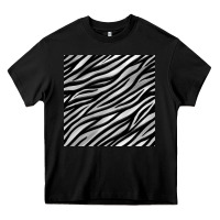 Black Zebra Seamless Pattern, Heavy Core Tee - BundleAndBundleShop