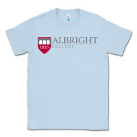 Dusty Blue albright college vectorized Classic Tee - linhVisuals
