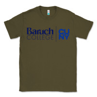 Army Green baruch college vectorized Classic Tee - linhVisuals