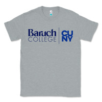 Heather Grey baruch college vectorized Classic Tee - linhVisuals