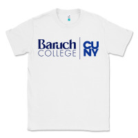 White baruch college vectorized Classic Tee - linhVisuals