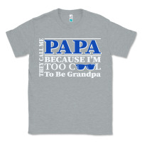 Heather Grey they call me papa because i'm too cool to be grandpa Classic Tee - linhVisuals