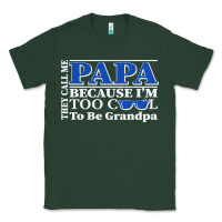 Sports Green they call me papa because i'm too cool to be grandpa Classic Tee - linhVisuals