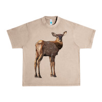 French Oak elk fawn deer Urban Heavy Tee - LillyAllenDesigns