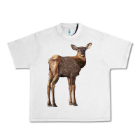 Lunar Rock elk fawn deer Urban Heavy Tee - LillyAllenDesigns