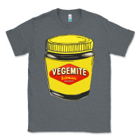 Charcoal Heather vegemite Classic Tee - linhVisuals