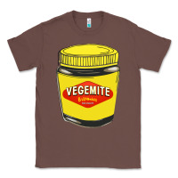 Chestnut vegemite Classic Tee - linhVisuals