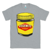 Heather Grey vegemite Classic Tee - linhVisuals