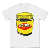 White vegemite Classic Tee - linhVisuals