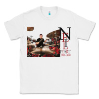 White neil peart r.i.p Classic Tee - linhVisuals
