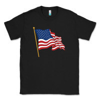 Black American flag Classic Tee - linhVisuals
