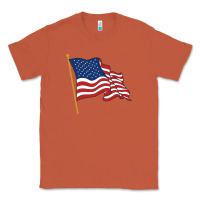 Copper American flag Classic Tee - linhVisuals