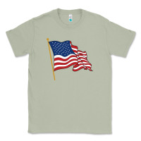 Matcha American flag Classic Tee - linhVisuals