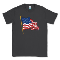 Smoke American flag Classic Tee - linhVisuals