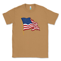 Toasted Coconut American flag Classic Tee - linhVisuals