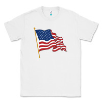White American flag Classic Tee - linhVisuals