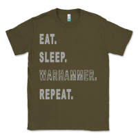 Army Green warhammer Classic Tee - linhVisuals