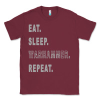 Burgundy warhammer Classic Tee - linhVisuals