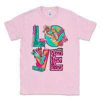 Bubblegum Pink love with nail elements bbs Classic Tee - BundleAndBundleShop