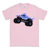 Bubblegum Pink Monster Truck Megalodon Classic Tee - linhVisuals