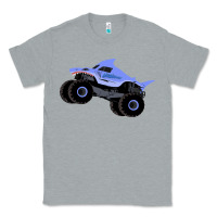 Heather Grey Monster Truck Megalodon Classic Tee - linhVisuals