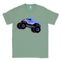 Sage Monster Truck Megalodon Classic Tee - linhVisuals