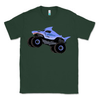 Sports Green Monster Truck Megalodon Classic Tee - linhVisuals