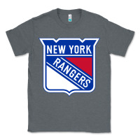 Charcoal Heather Ny rangers Classic Tee - linhVisuals