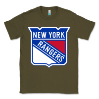Army Green Ny rangers Classic Tee - linhVisuals