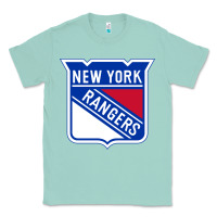 Seafoam Ny rangers Classic Tee - linhVisuals
