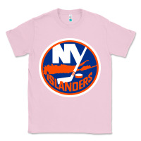 Bubblegum Pink Ny islanders Classic Tee - linhVisuals