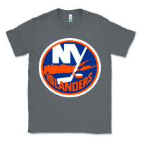 Charcoal Heather Ny islanders Classic Tee - linhVisuals