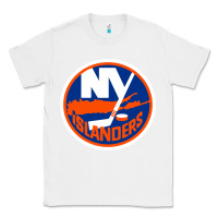 White Ny islanders Classic Tee - linhVisuals