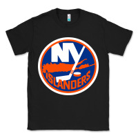 Black Ny islanders Classic Tee - linhVisuals