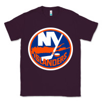 Plum Ny islanders Classic Tee - linhVisuals