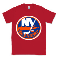 Red Ny islanders Classic Tee - linhVisuals