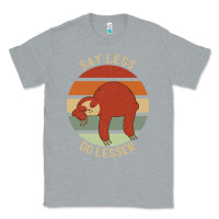 Heather Grey say less do lesser funny sloth Classic Tee - linhVisuals
