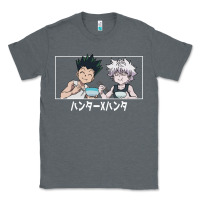 Charcoal Heather gon killua Classic Tee - linhVisuals