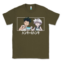 Army Green gon killua Classic Tee - linhVisuals