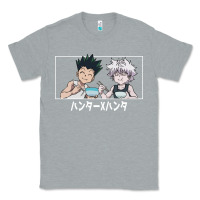 Heather Grey gon killua Classic Tee - linhVisuals