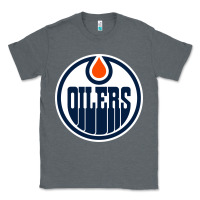 Charcoal Heather oilers Classic Tee - linhVisuals