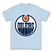 Dusty Blue oilers Classic Tee - linhVisuals