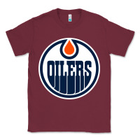 Burgundy oilers Classic Tee - linhVisuals