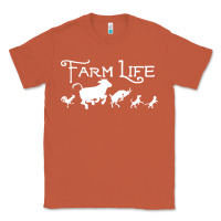 Copper FARM LIFE ANIMAL Classic Tee - linhVisuals