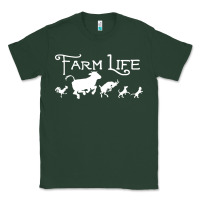 Sports Green FARM LIFE ANIMAL Classic Tee - linhVisuals