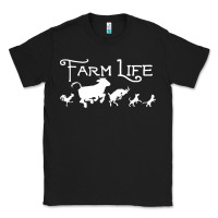 Black FARM LIFE ANIMAL Classic Tee - linhVisuals