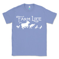 Colony Blue FARM LIFE ANIMAL Classic Tee - linhVisuals