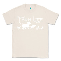 Natural FARM LIFE ANIMAL Classic Tee - linhVisuals