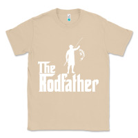 Mushroom Fishing The Rodfather Classic Tee - linhVisuals
