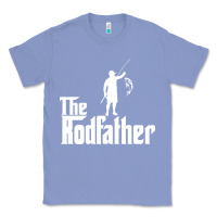 Colony Blue Fishing The Rodfather Classic Tee - linhVisuals